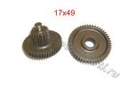 Шестерни редуктора спортивные 139QMB 17X49 Шестерни редуктора спортивные 139QMB 17X49